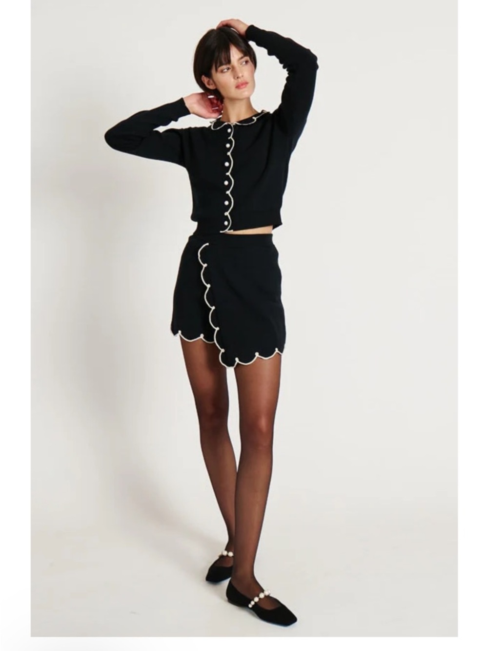 Rachel Antonoff Cupcake Skort Black